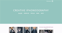 Desktop Screenshot of creativeiphoneography.com